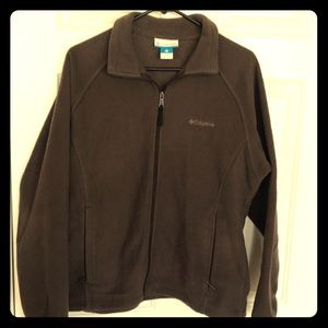 Brown fleece Columbia jacket